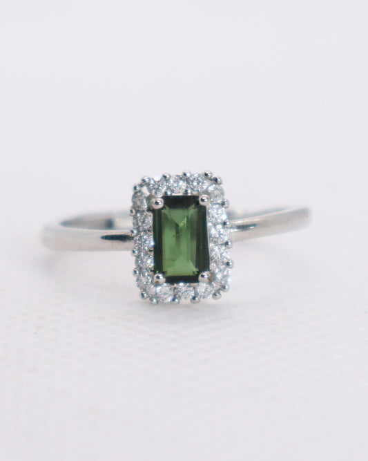 Green Tourmaline Ring