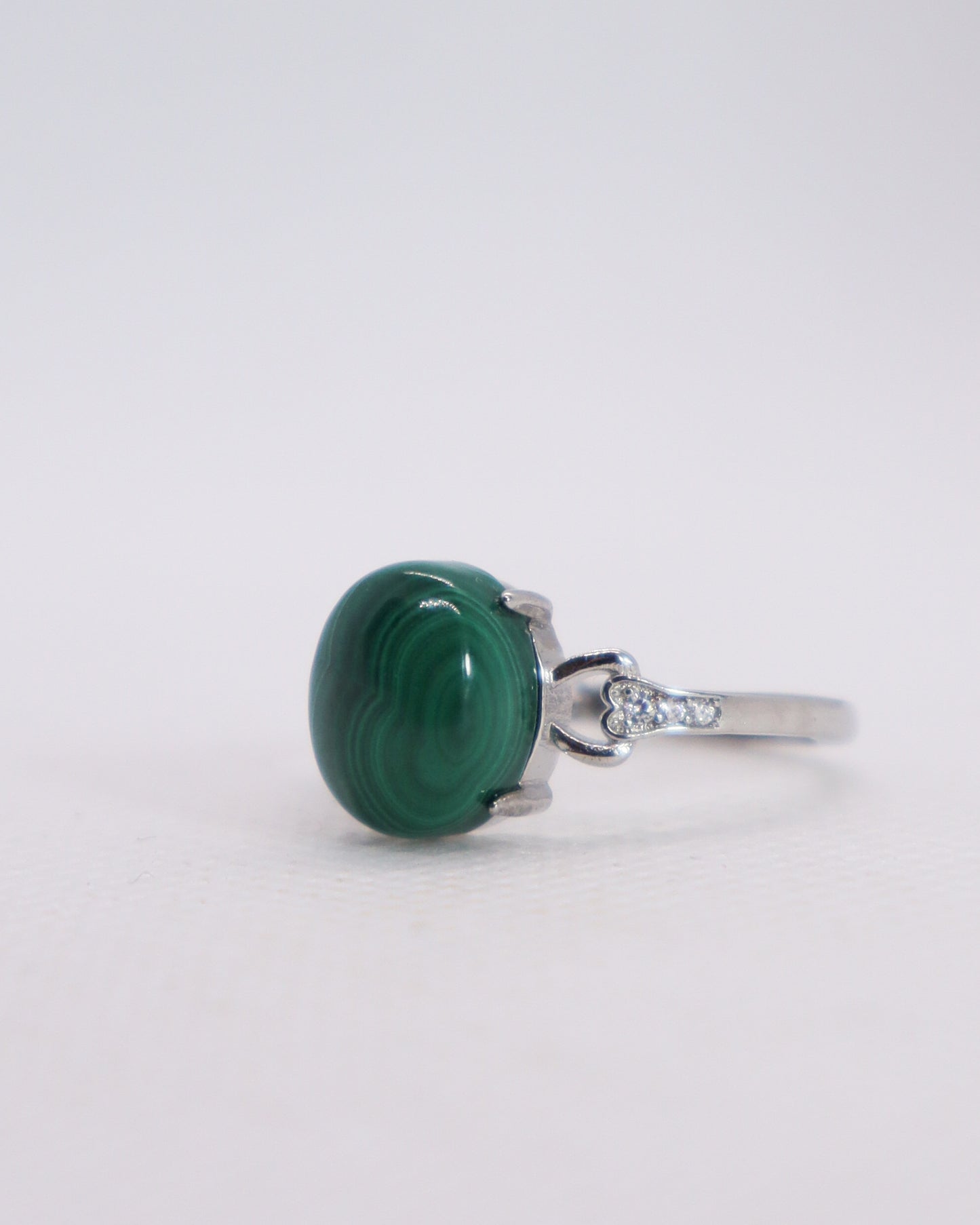 Malachite Oval Ring