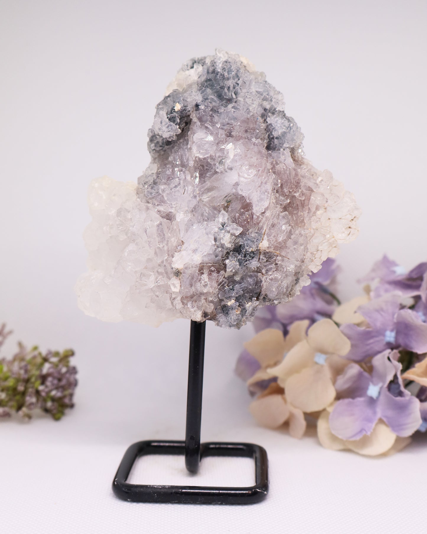 Zeolite Cluster on Metal Stand #10