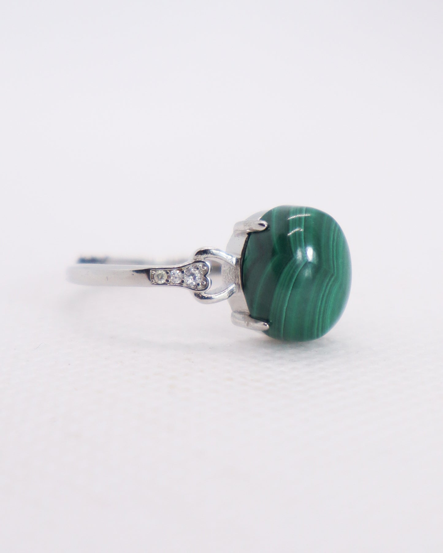 Malachite Oval Ring