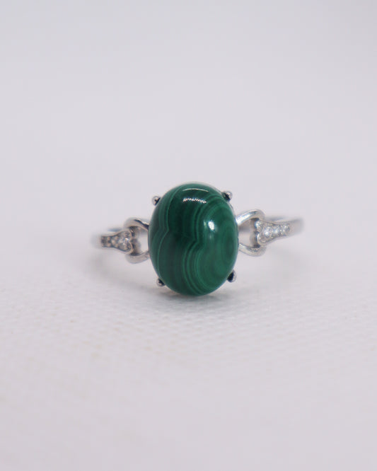 Malachite Oval Ring