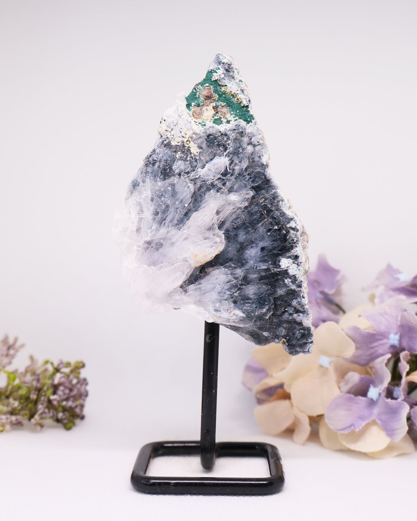 Zeolite Cluster on Metal Stand #8