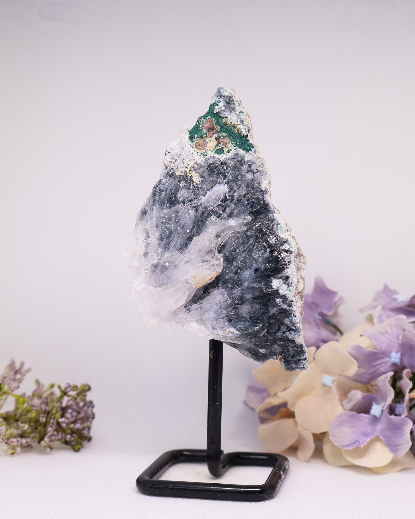 Zeolite Cluster on Metal Stand #8