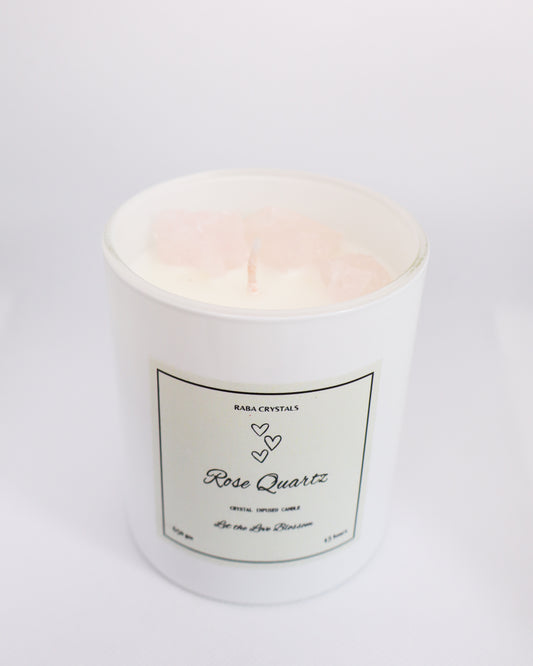 Rose Quartz Candle