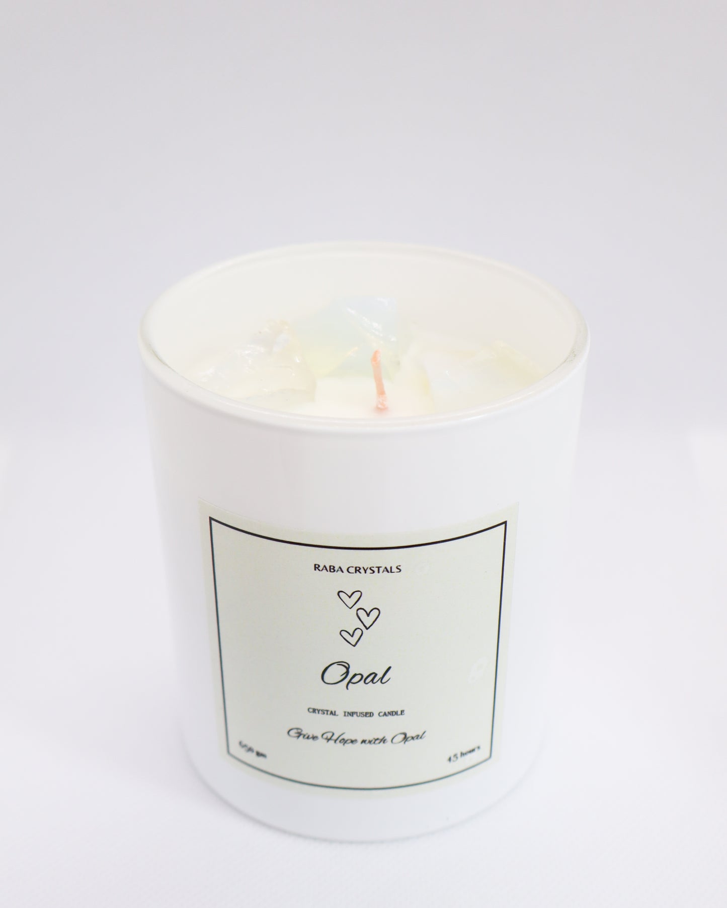 Opalite Candle