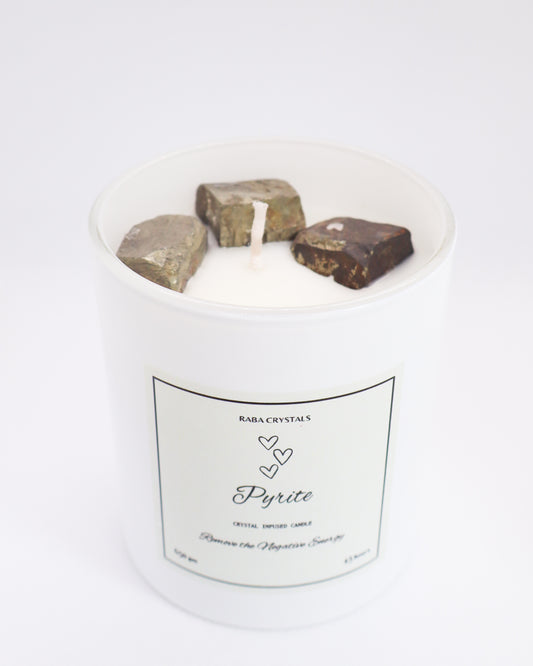 Pyrite Candle