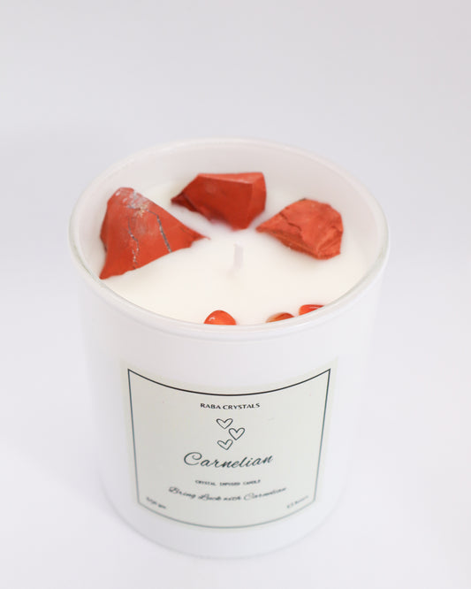 Carnelian Candle