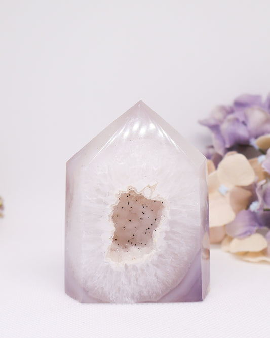 Druzy Agate Tower #30