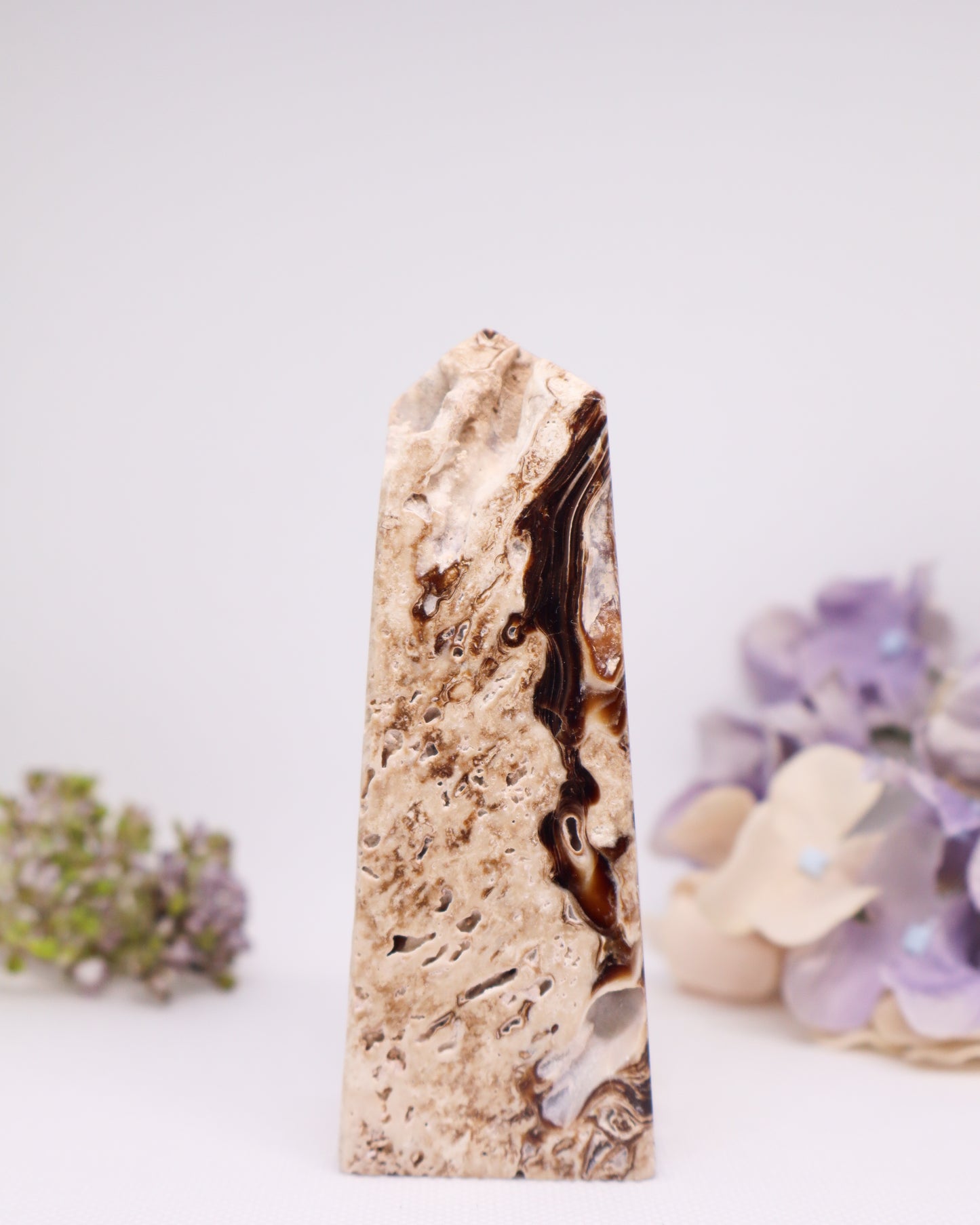 Chocolate Calcite Tower #9