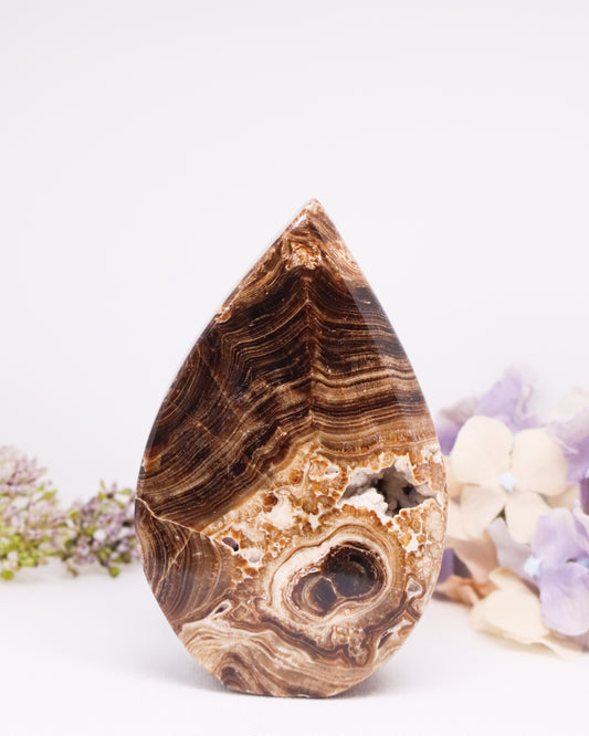 Chocolate Calcite Flame #2