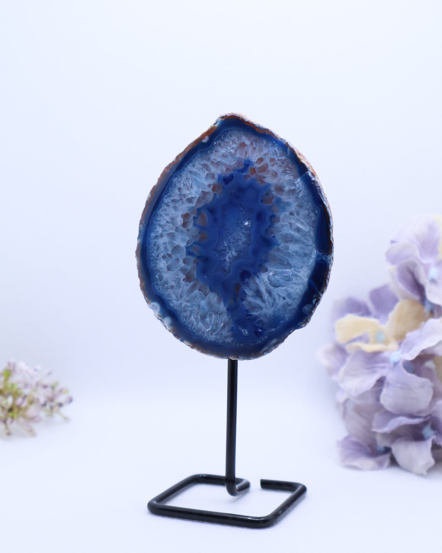 Agate Slice on Stand #2