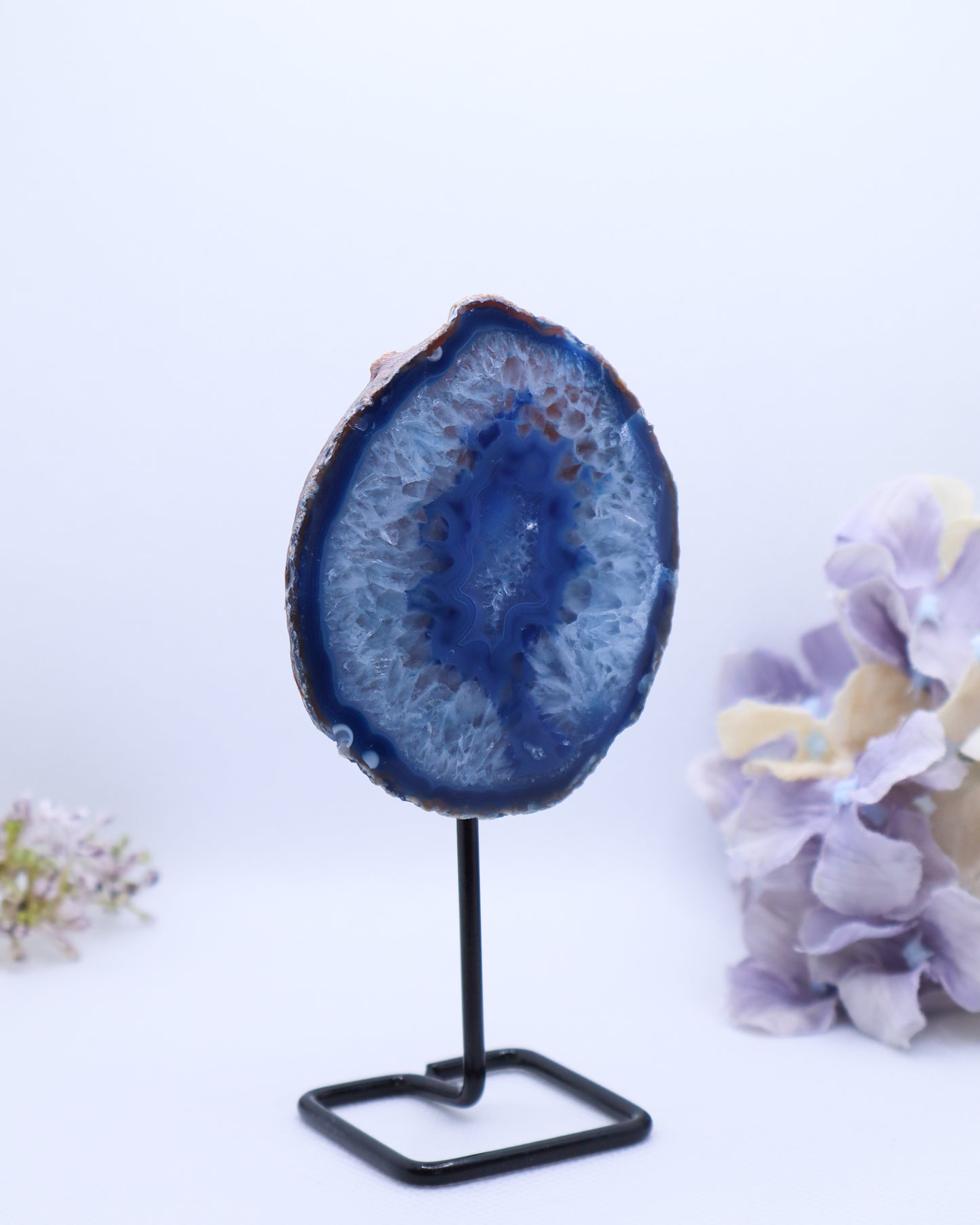 Agate Slice on Stand #2