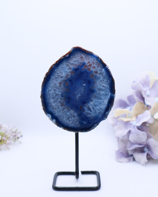 Agate Slice on Stand #2