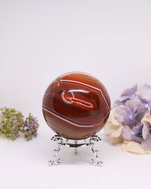 Agate Sphere - Dyed