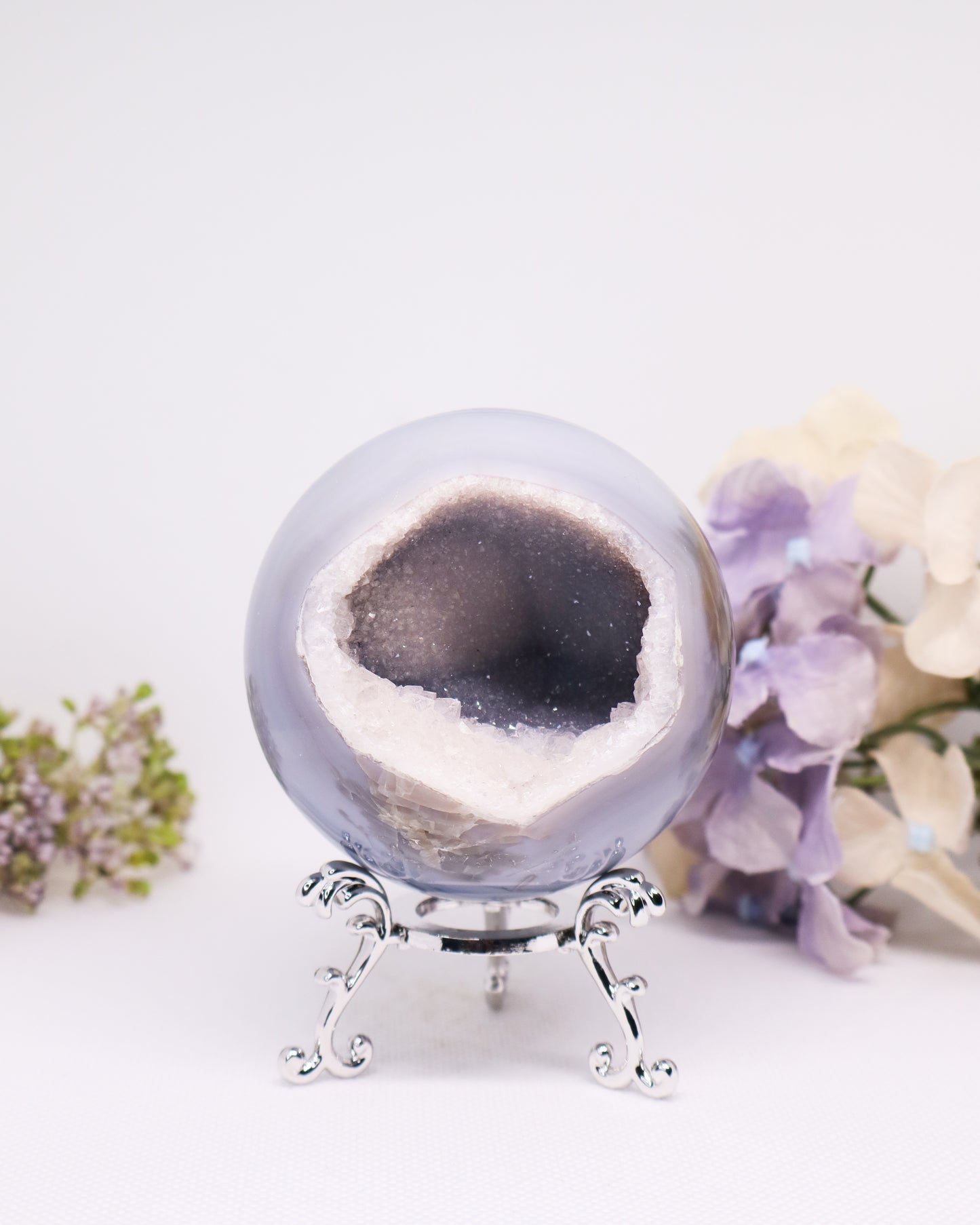 Druzy Agate Sphere