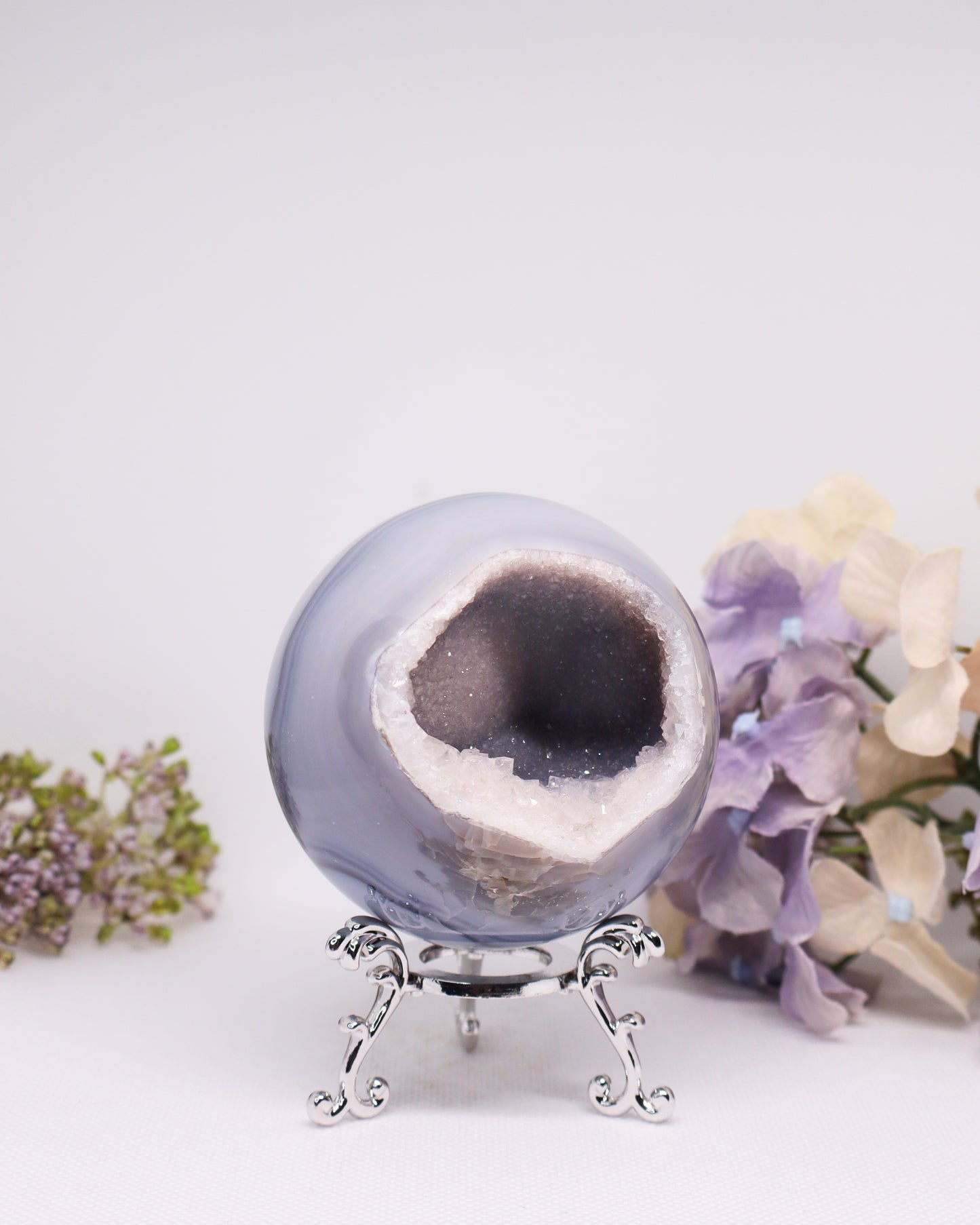 Druzy Agate Sphere