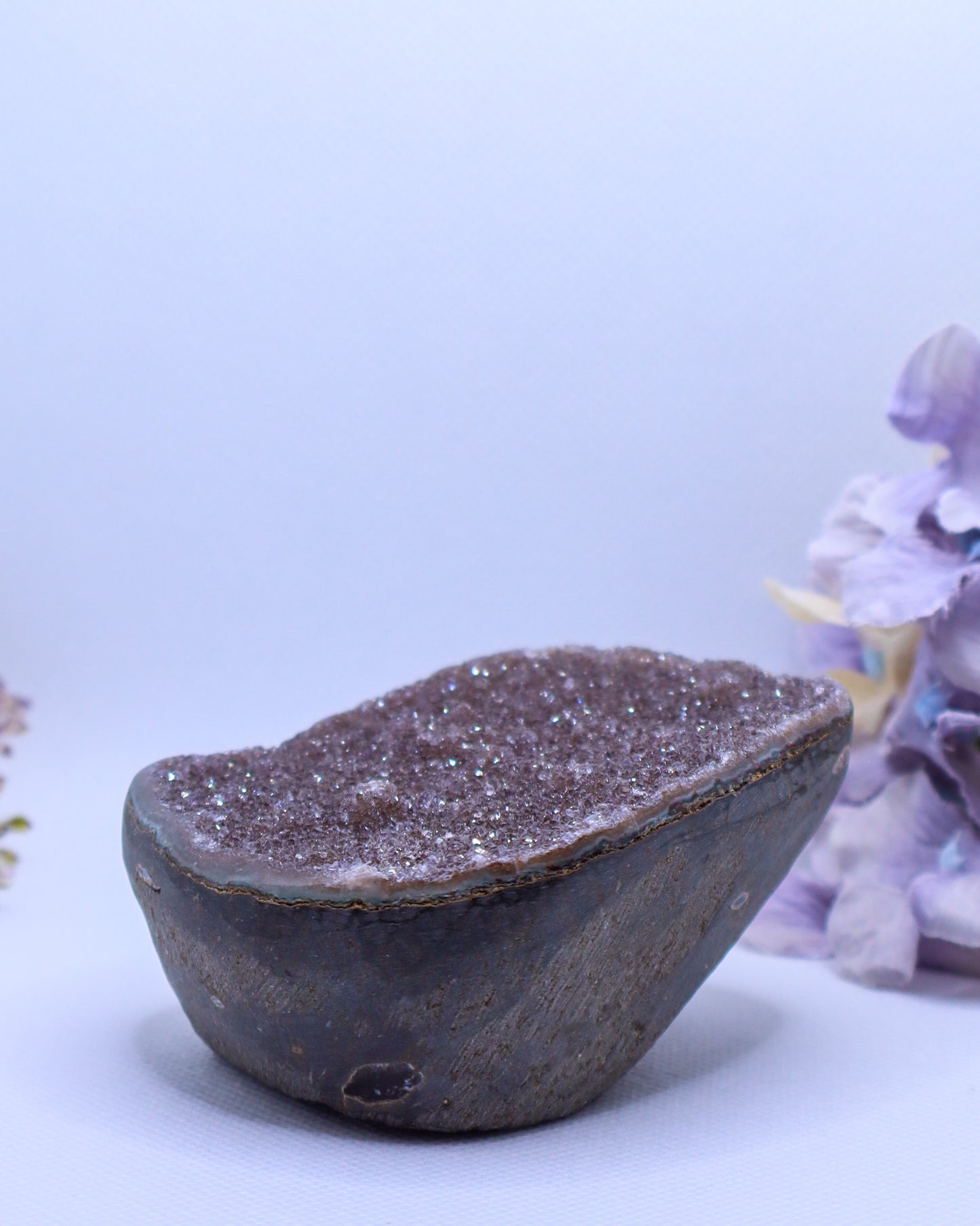 Rainbow Amethyst Cut Base #22 -308 gm