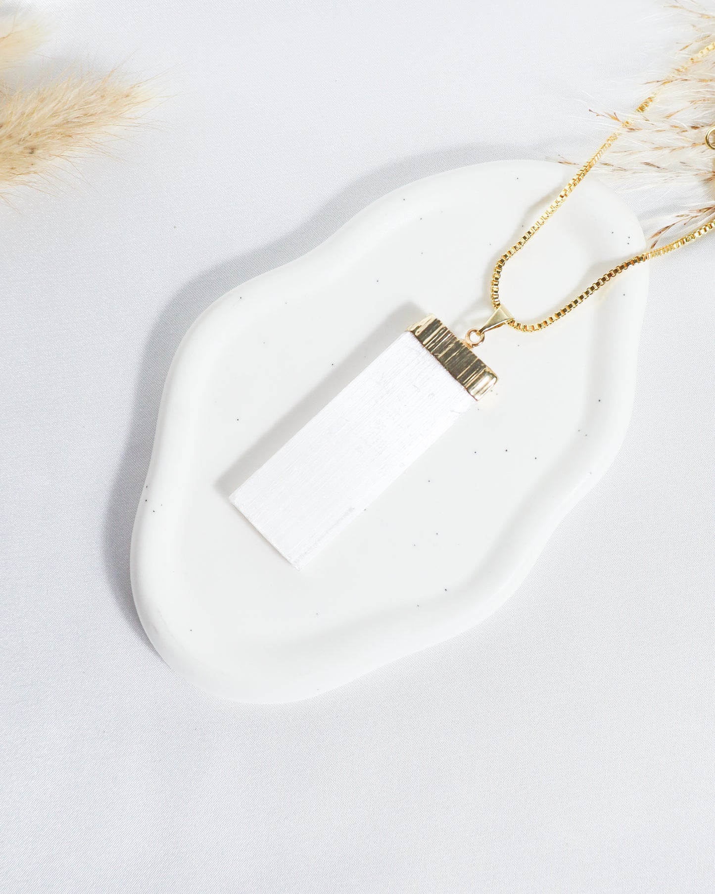 Selenite Necklace