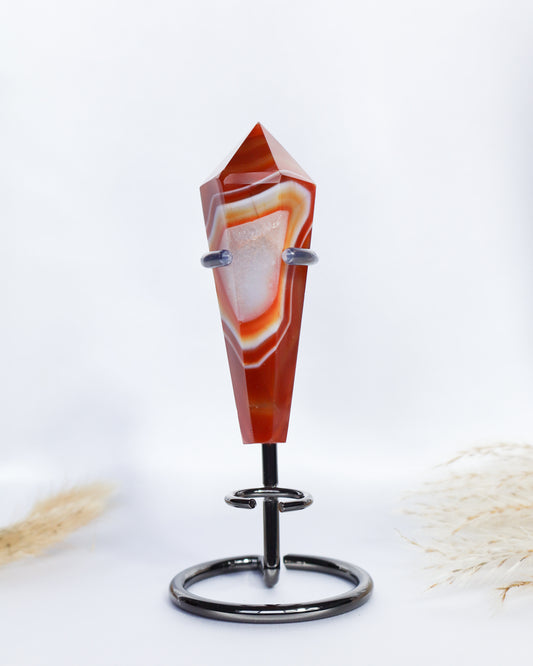 Carnelian Wand With Stand #3