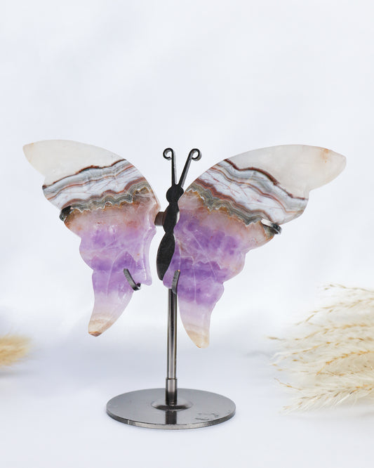 Amethyst Agate Butterfly Wings #4