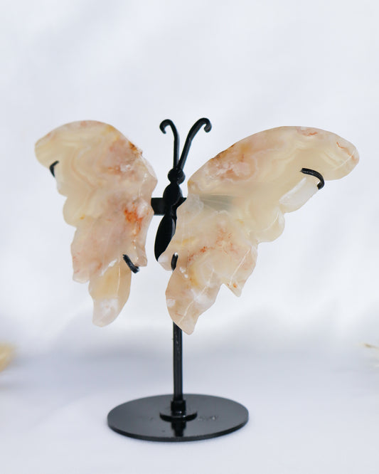 Flower Agate Butterfly Wing