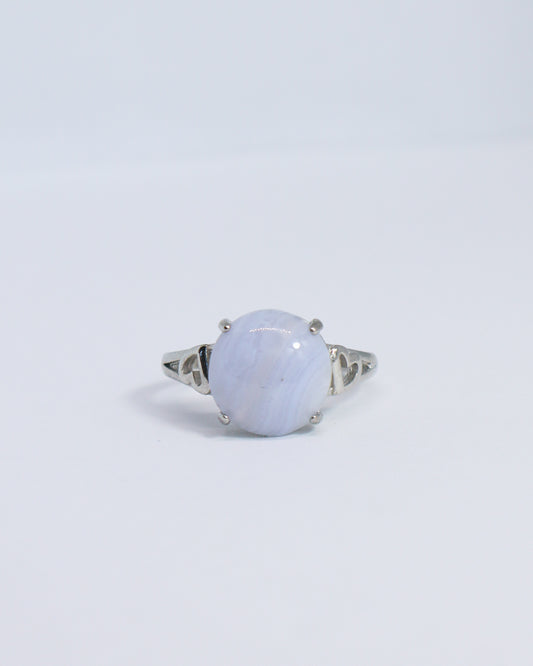 Blue Lace Agate Ring