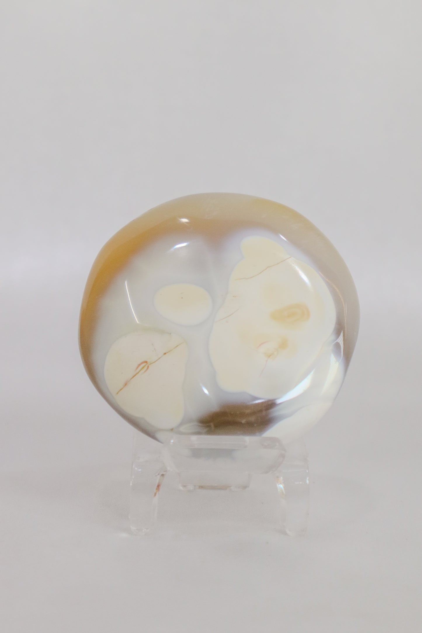 Orca Agate Palmstone #8