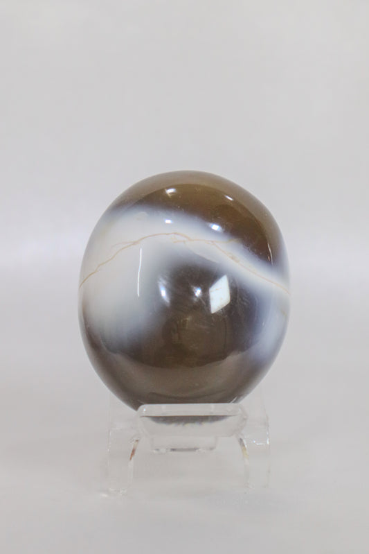 Orca Agate Palmstone #13