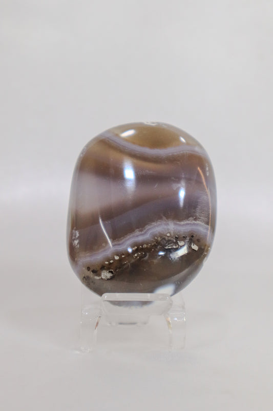 Orca Agate Palmstone #14