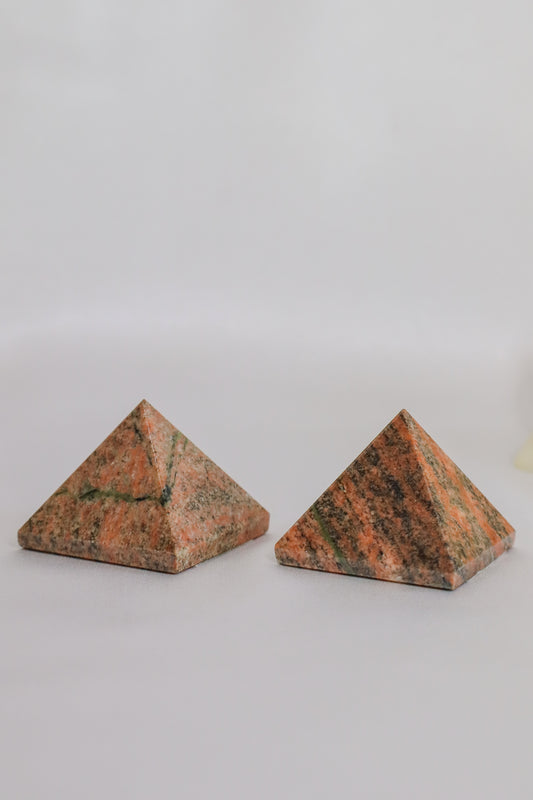 Unakite Pyramid - Small
