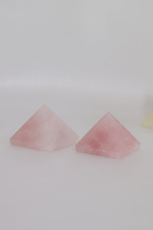 Rose Quartz Pyramid - Small