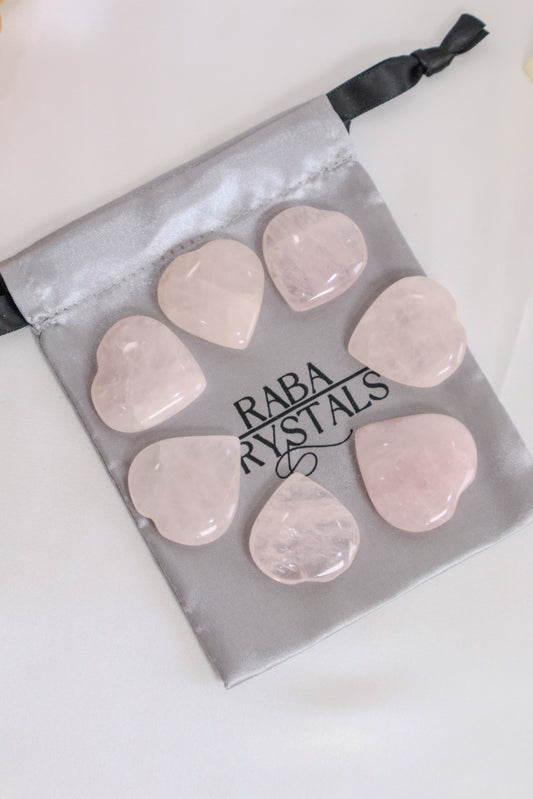 Rose Quartz Hearts