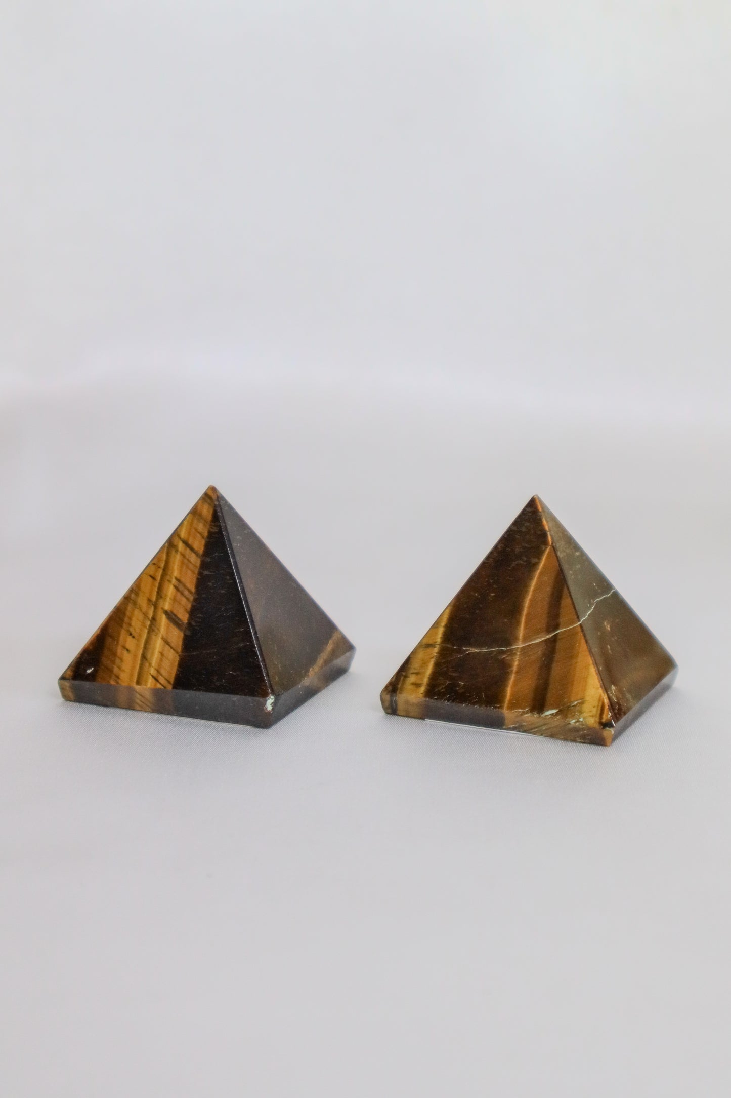 Tiger's Eye Pyramid - Small