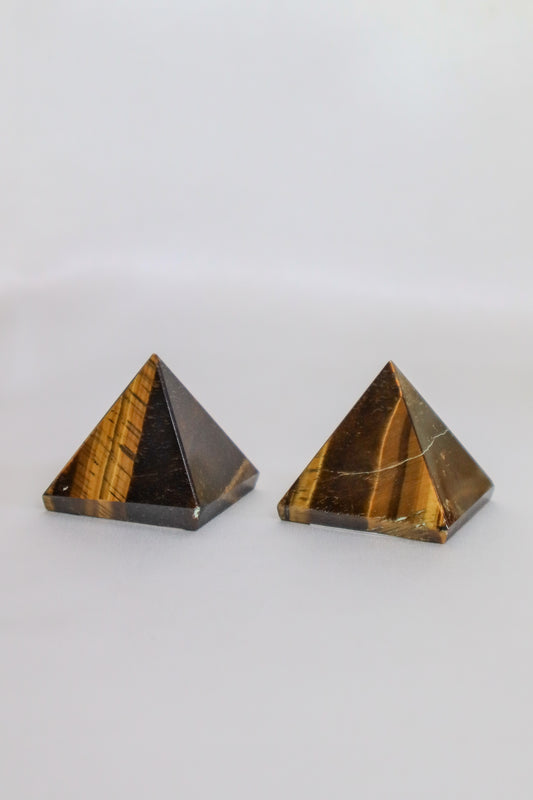 Tiger's Eye Pyramid - Small
