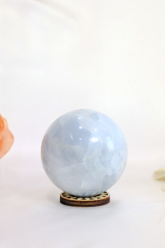 Blue Calcite Sphere #9