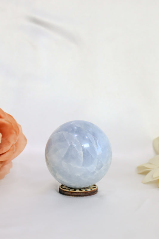 Blue Calcite Sphere #10