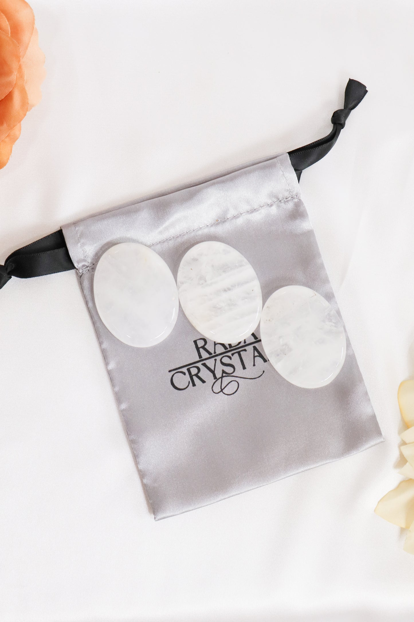 Clear Quartz Worry Stones