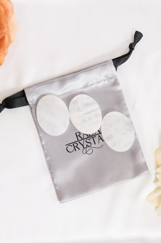 Clear Quartz Worry Stones