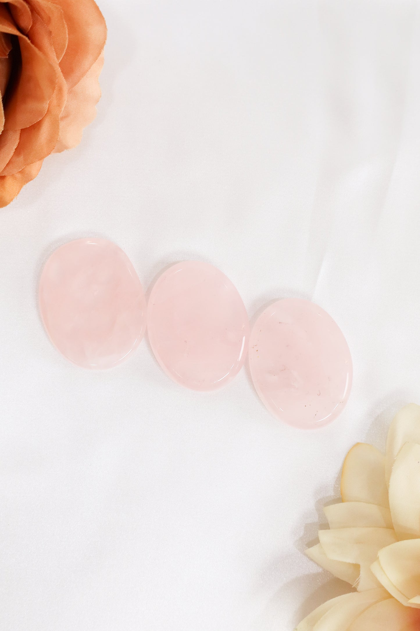 Rose Quartz Worry Stones