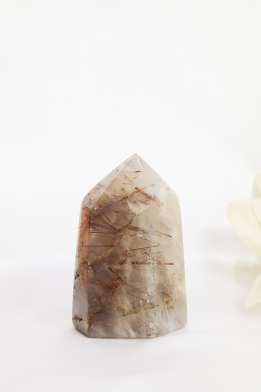 Copper Rutilated Quartz Tower #3