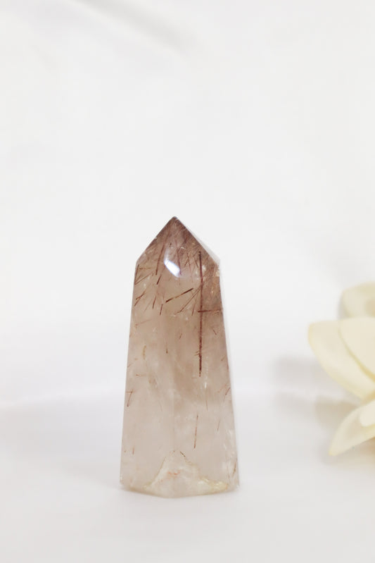 Copper Rutilated Quartz Tower #2