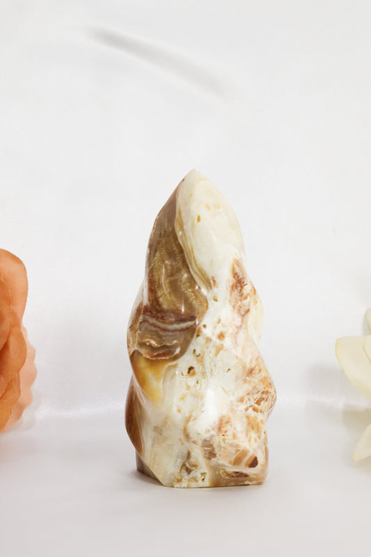 Brown Aragonite Flame #3