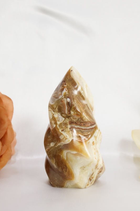 Brown Aragonite Flame #3