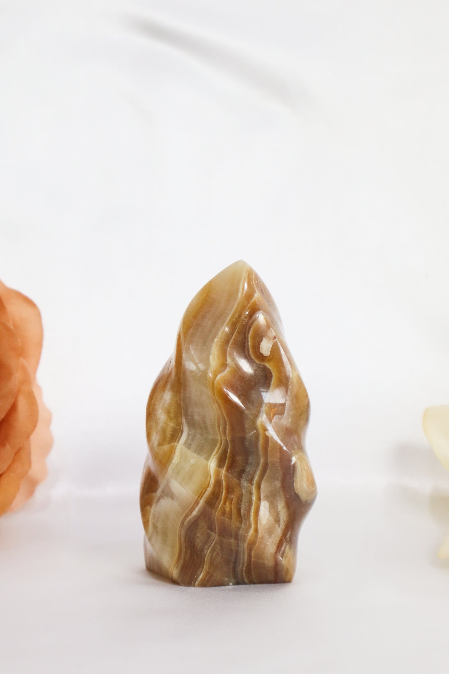 Brown Aragonite Flame #2