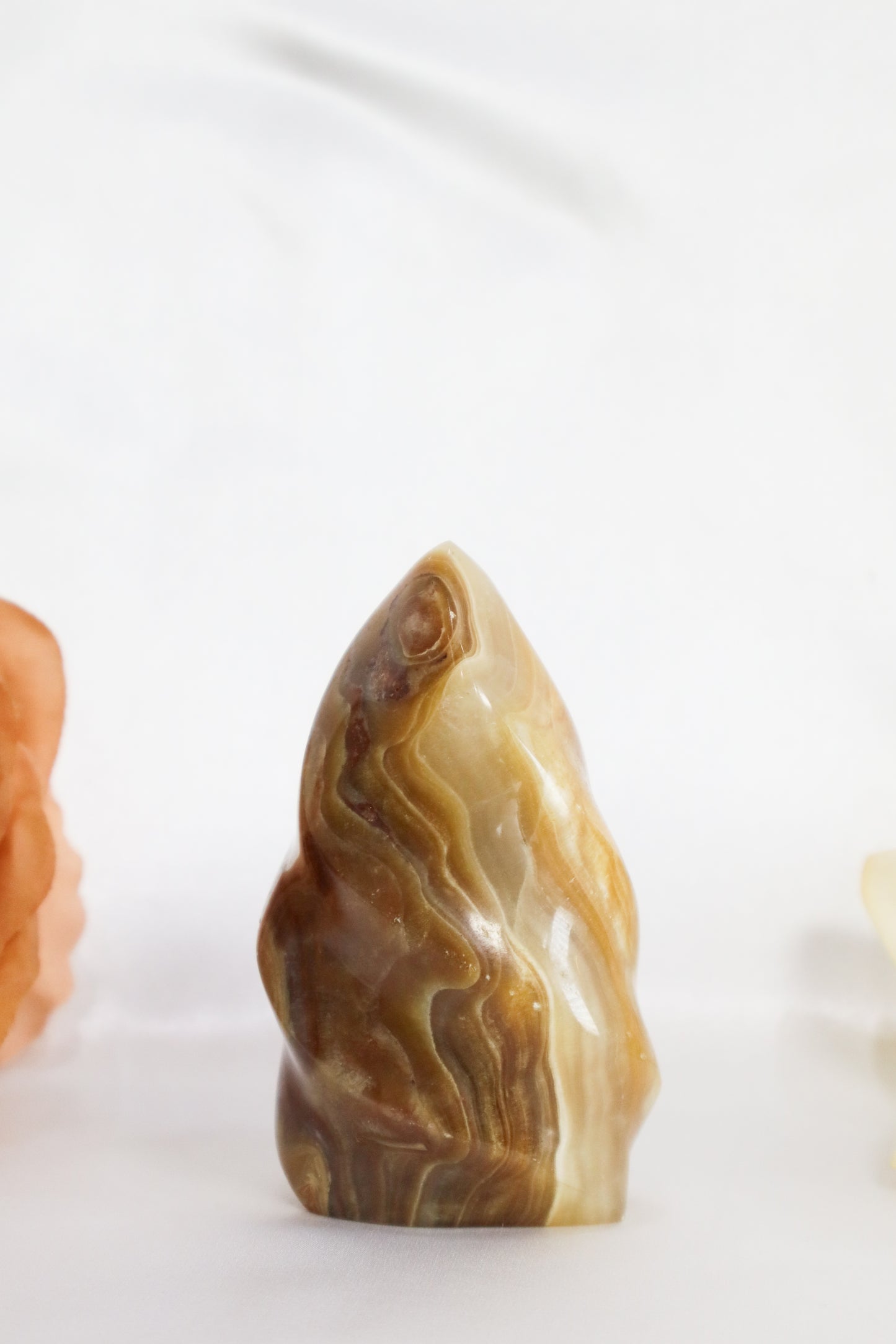 Brown Aragonite Flame #2