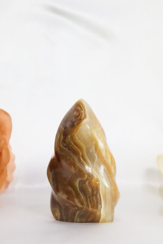 Brown Aragonite Flame #2