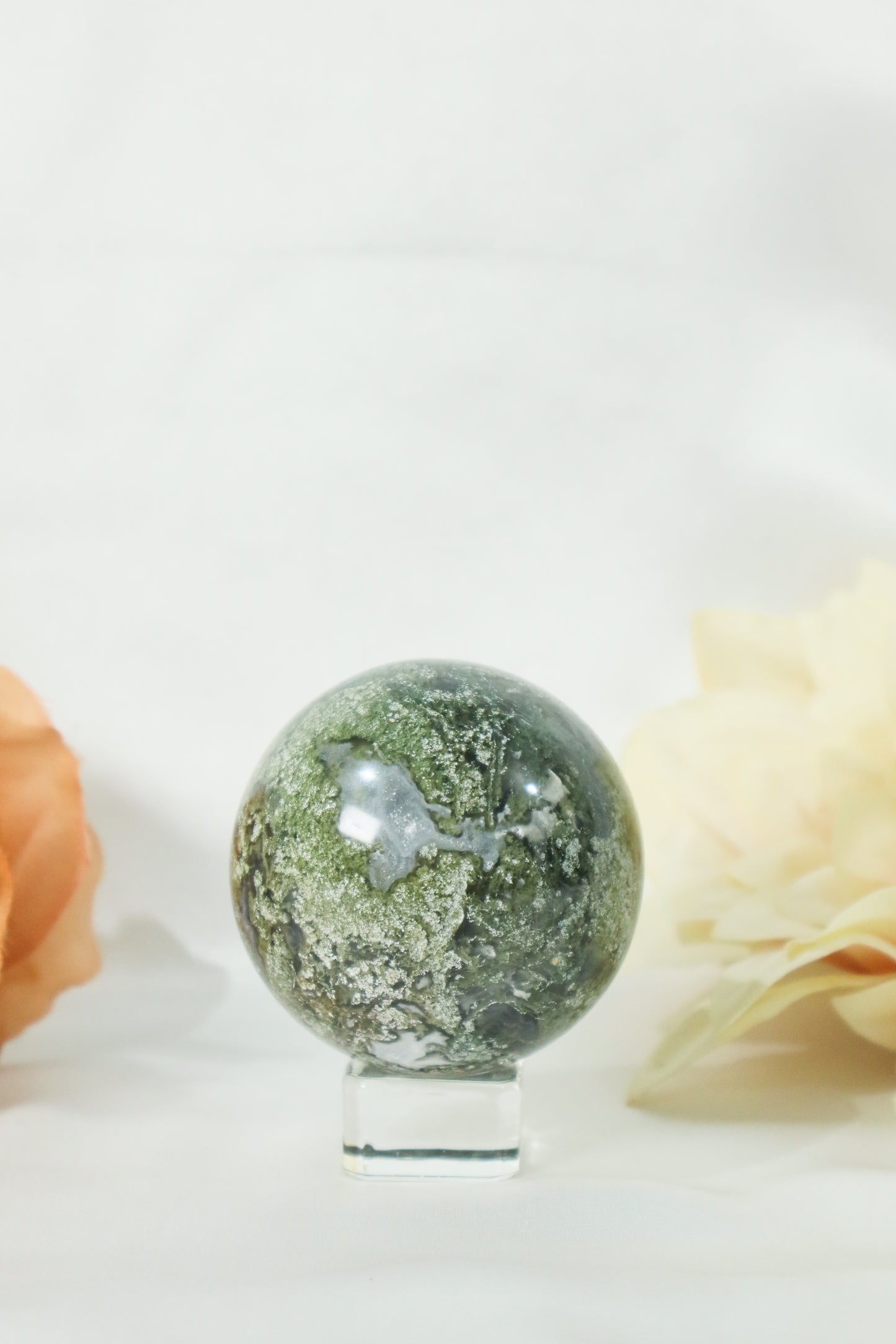 Moss Agate Sphere #19