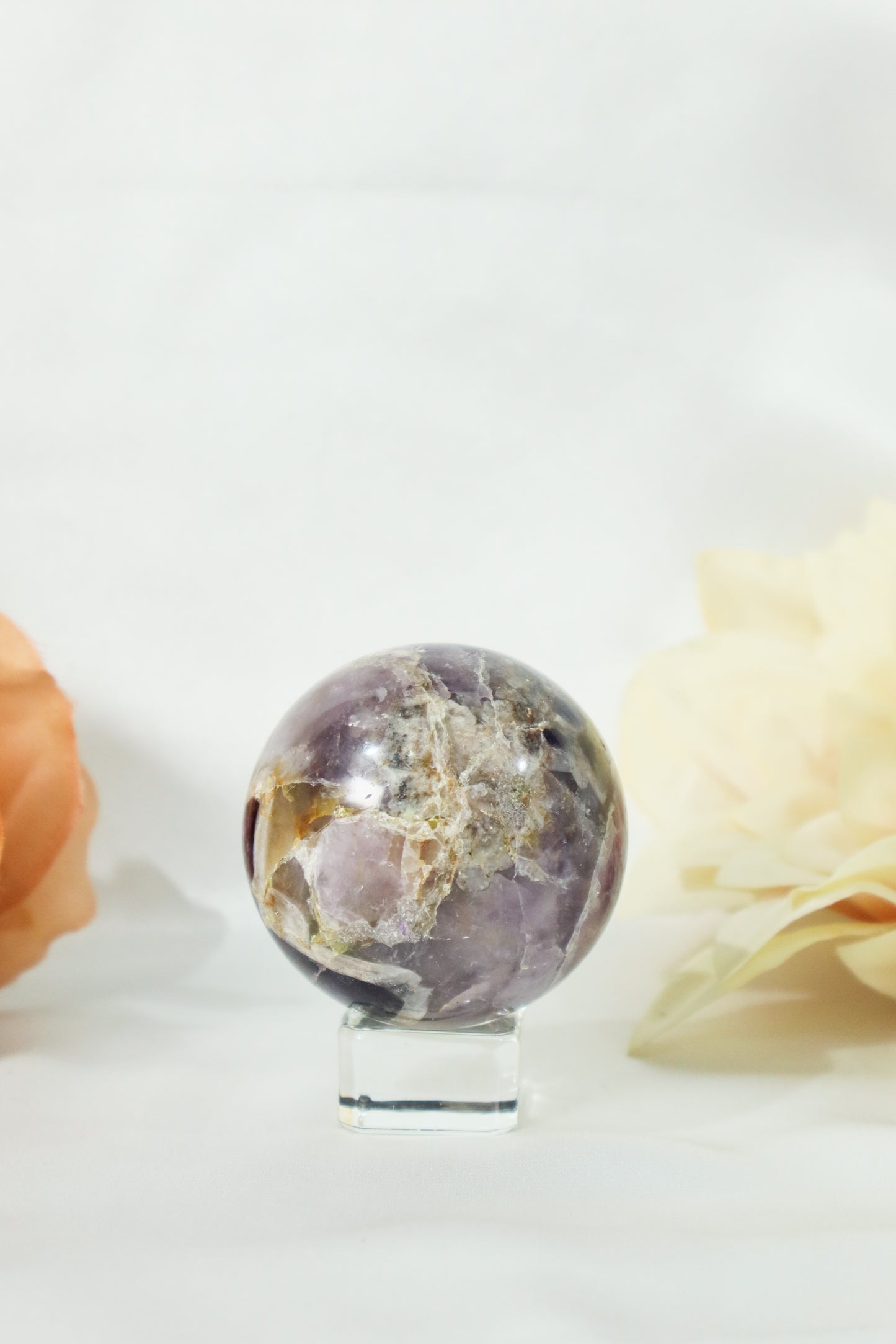 Chevron Amethyst Sphere #1