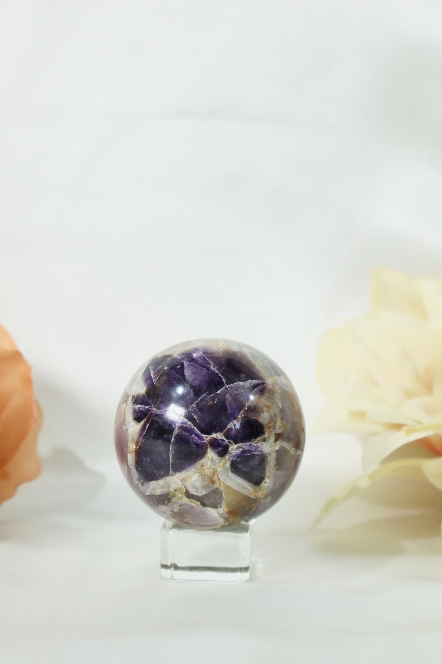 Chevron Amethyst Sphere #1