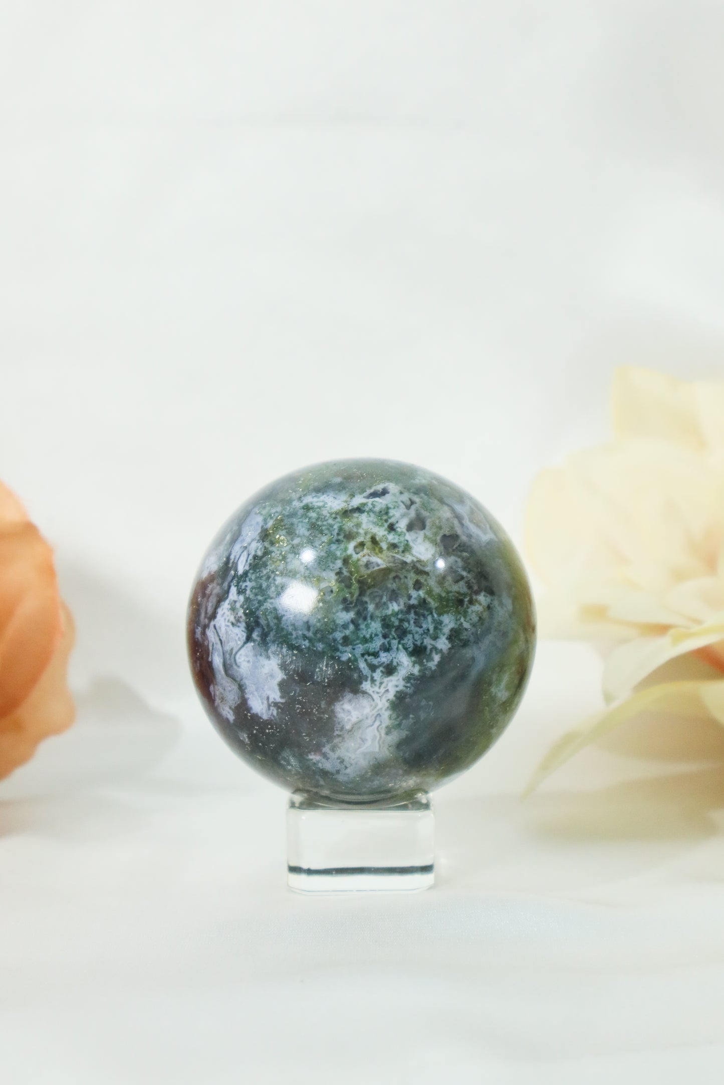 Moss Agate Sphere #20